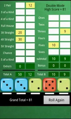 Five Dice android App screenshot 1